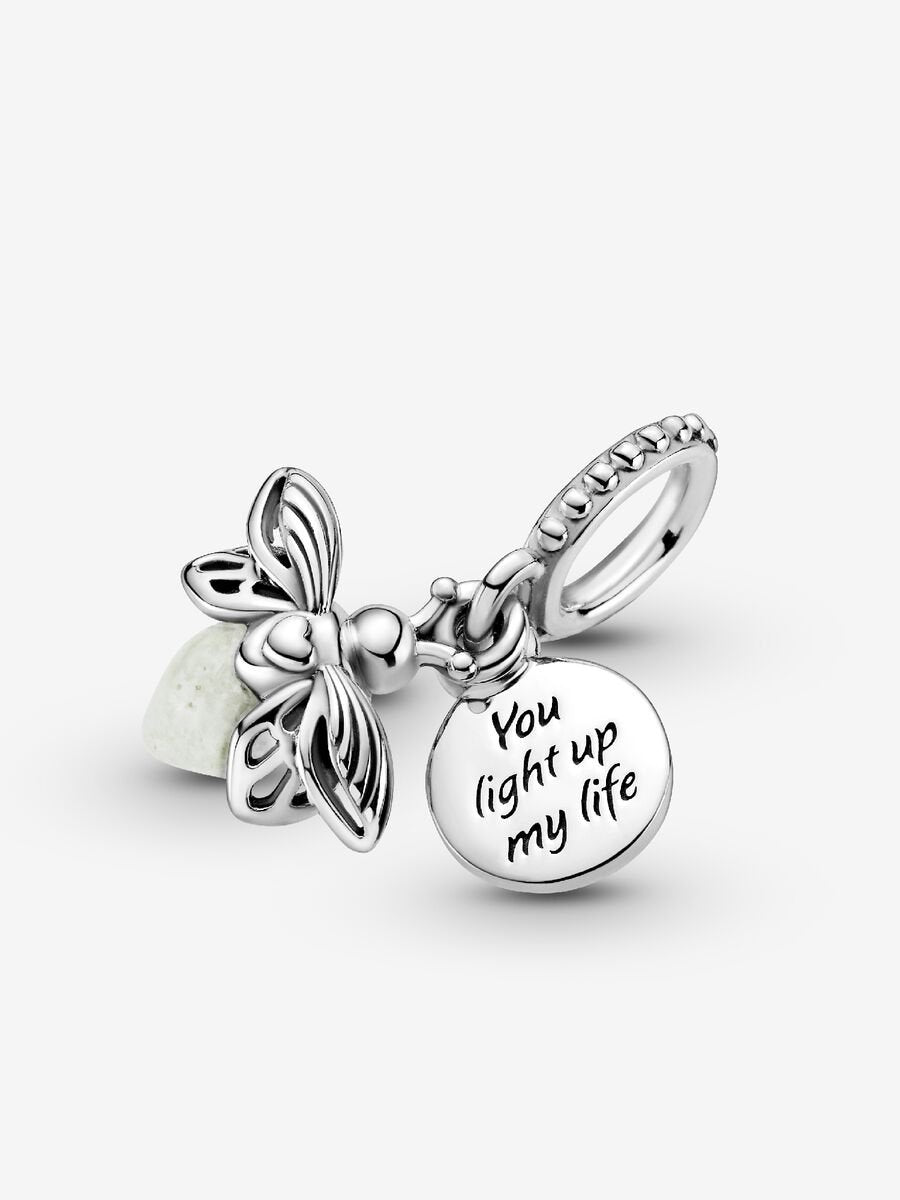 Glow-in-the-dark Firefly Dangle Charm