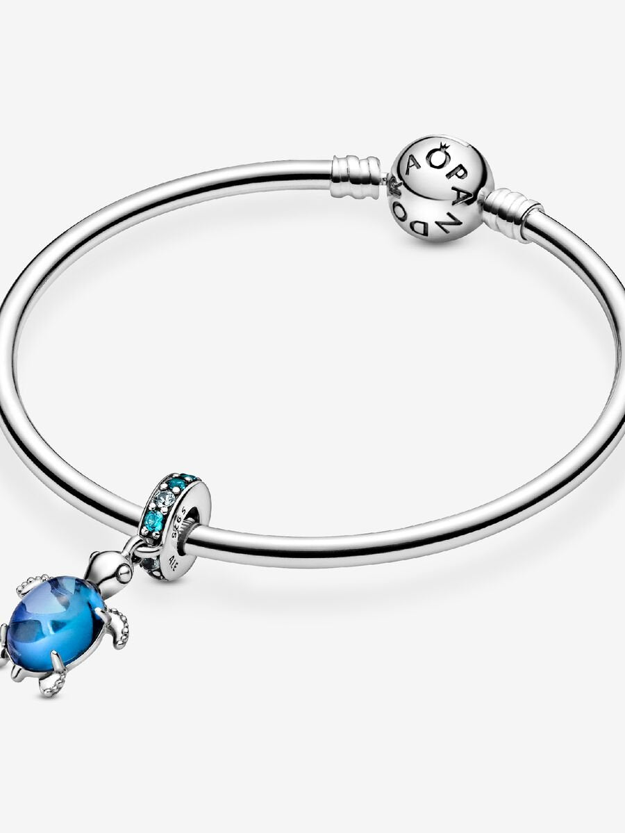 Murano Glass Sea Turtle Dangle Charm