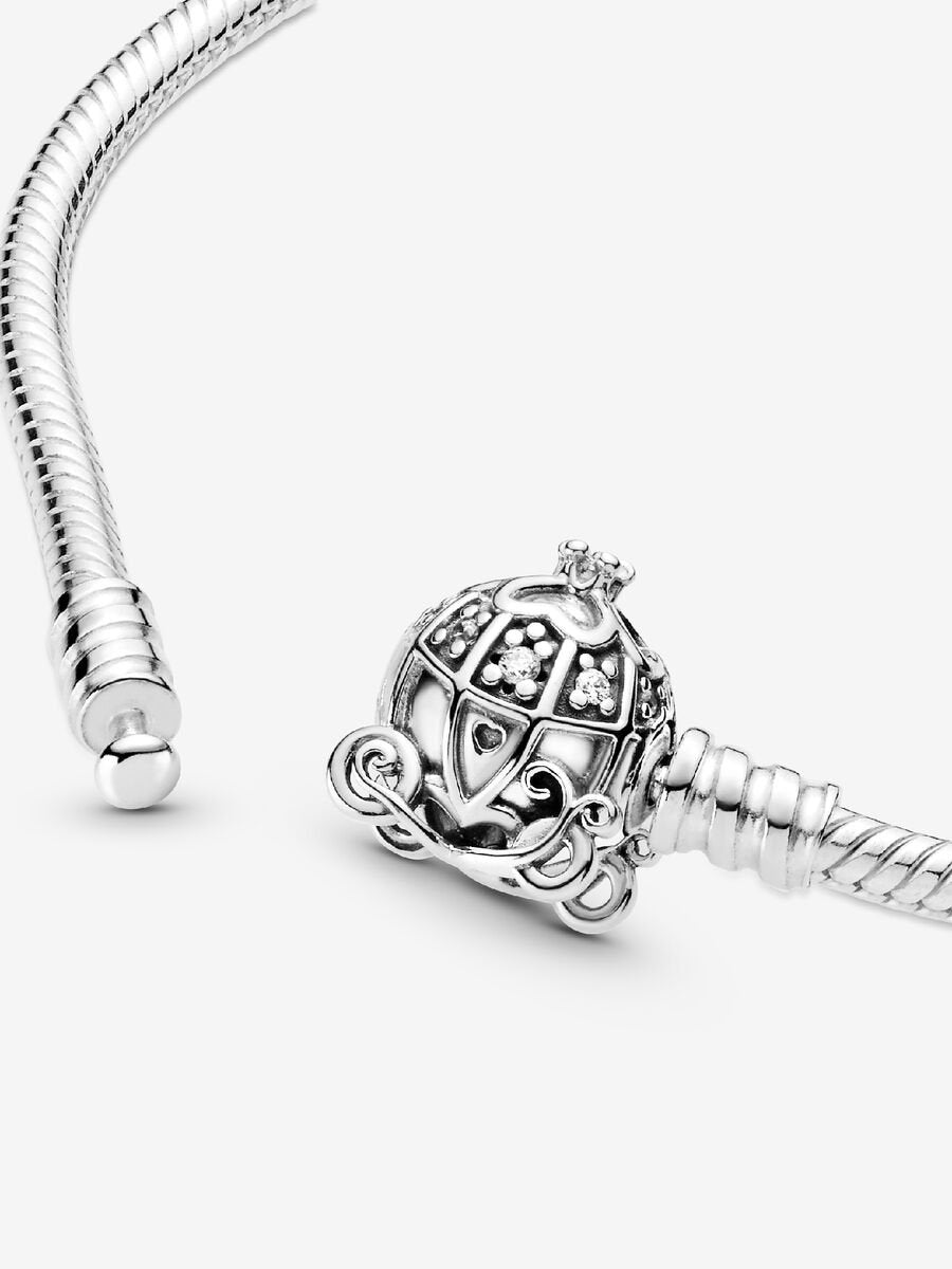 Disney Cinderella Pumpkin Coach Clasp Pandora Moments Bracelet