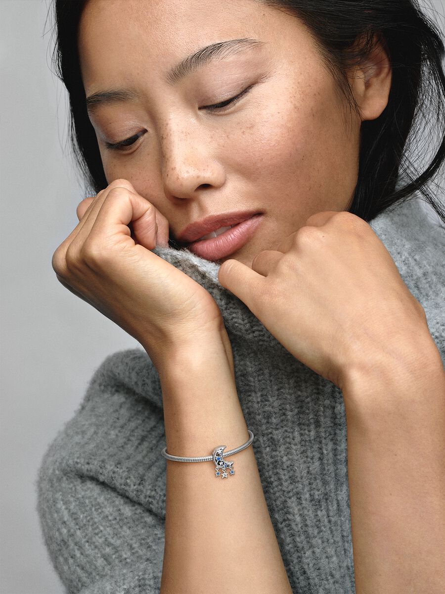Star & Crescent Moon Charm