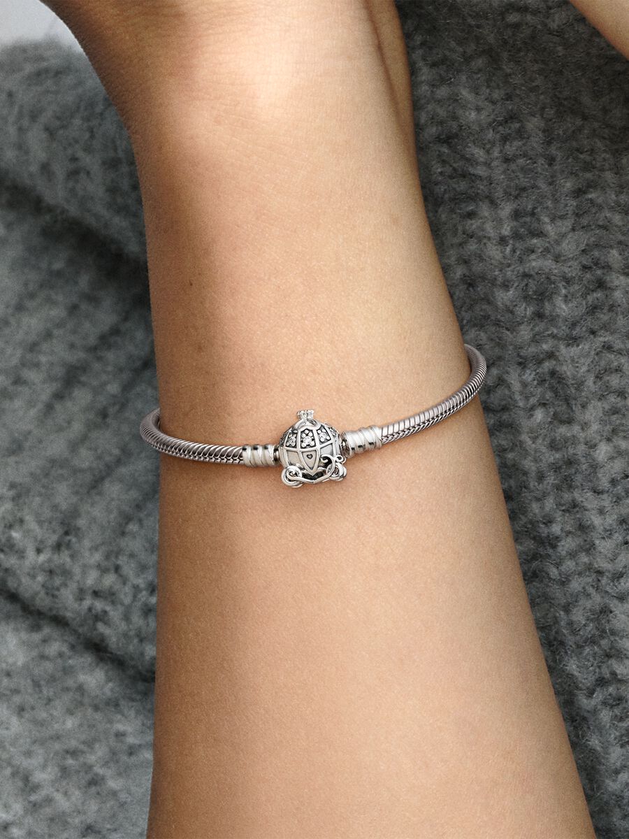 Disney Cinderella Pumpkin Coach Clasp Pandora Moments Bracelet