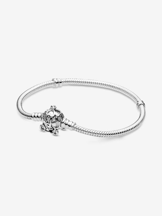 Disney Cinderella Pumpkin Coach Clasp Pandora Moments Bracelet