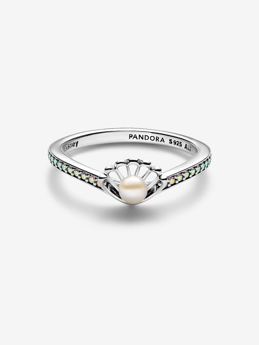 Disney Princess Ariel Shell Treated Freshwater Cultured Pearl Ring