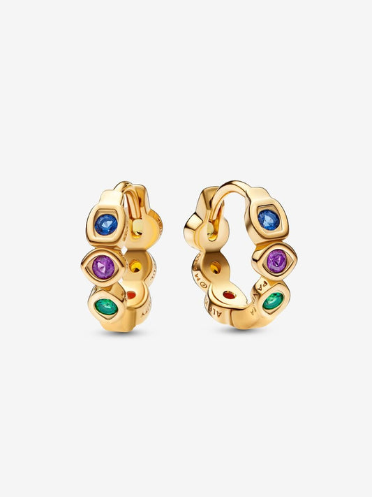 Marvel The Avengers Infinity Stones Hoop Earrings